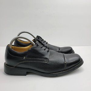 Belvedere Studio Florence Cap Toe Men's Dress Shoes Black US Size 10D